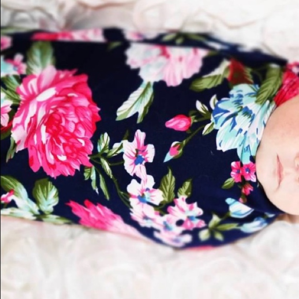 Receiving Swaddle Wrap With Matching Hat